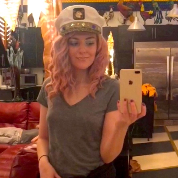 Curly Pink Wig Medium Length - Picture 7 of 8